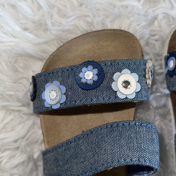 The Children’s Place Baby Girl’s Open Toe Ankle Strap Embellished Sandals 6/12M - Picture 9 of 11